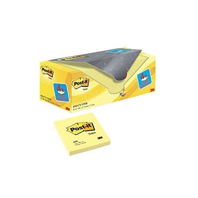 Bloco Adesivo Amarelo Post-it 38x51mm Pack 20