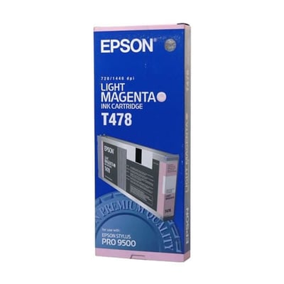 Cartucho de tinta Original Epson T478 Magenta Claro