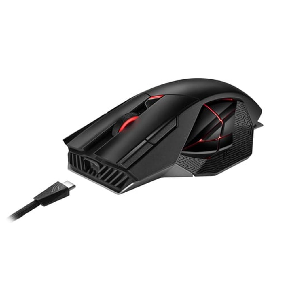 Rato Gaming Asus ROG Spatha X RF Wireless + USB Type-C 19000 DPI