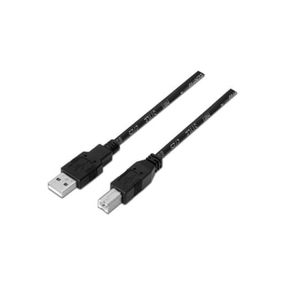 Cable USB 2.0 Tipo A-B 1m - Negro