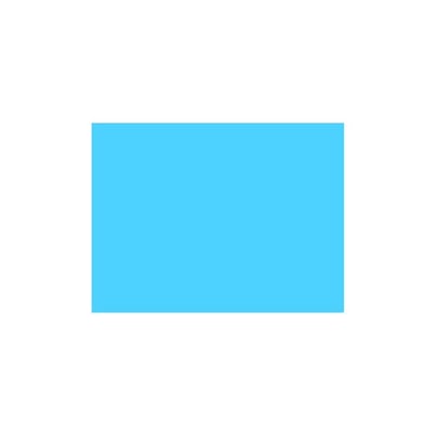 Cartulina 180gr 50x65cm Azul Turquesa - 1ud
