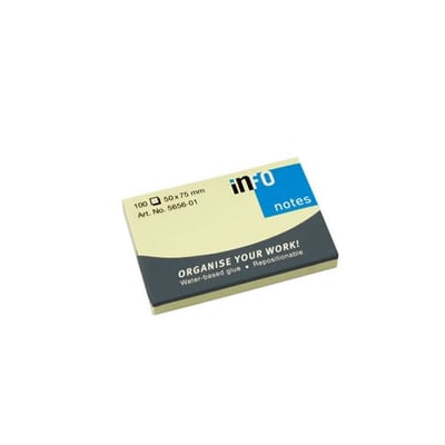 Bloco Ades.Info Notes Amarelo 50x75mm 100F 1un