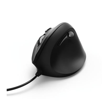 Ratón Ergonómico Con Cable Hama EMC-500 - Negro