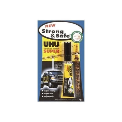 Pegamento Rápido UHU Strong & Safe 7gr - Blister 1un