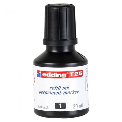 Recarga Marcadores Permanentes Edding T-25 Negro