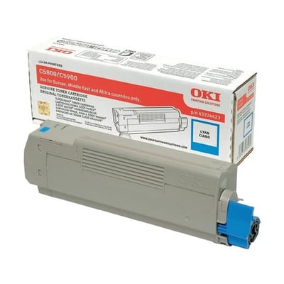 Toner Original OKI C5800n Ciano