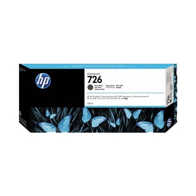 Cartucho de tinta Original HP 726 Negro Mate
