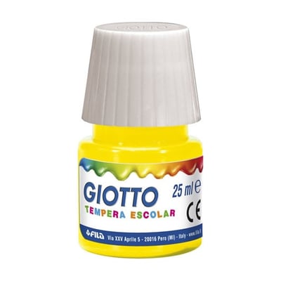 Guache Giotto Tempera Escolar 25ml - Amarillo