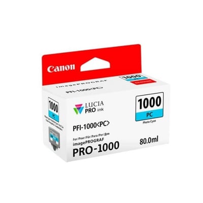 Cartucho de tinta Original Canon PFI-1000PC Cian Foto