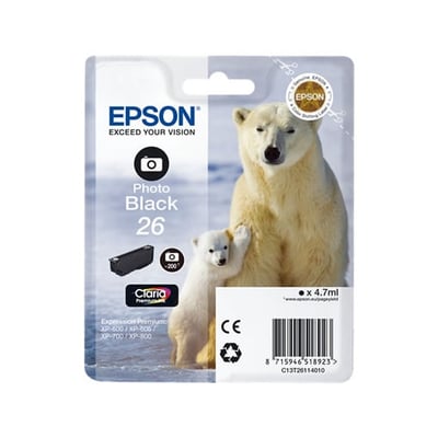 Cartucho de tinta Original Epson T2611 Negro Fotográfico