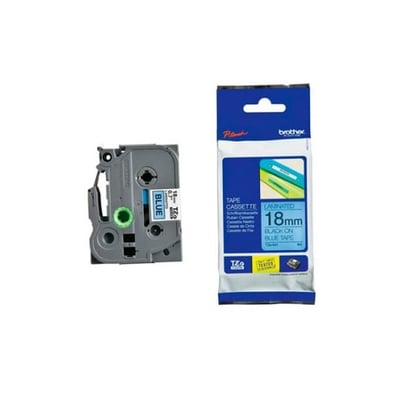 Fita Original Brother TZE541 Azul/Preto 18mm