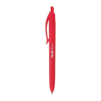 Bolígrafo Milan P1 Touch 1mm Rojo - Cx 25