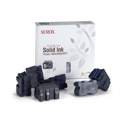 Tinta Sólida Original Xerox 8860 Preto Pack 6