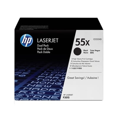 Toner Original HP LaserJet P3015 (CE255X) Preto