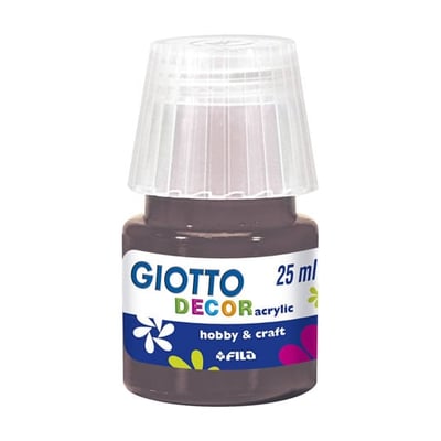 Tinta Acrílica Giotto Decor 25ml Sépia - Pack 6