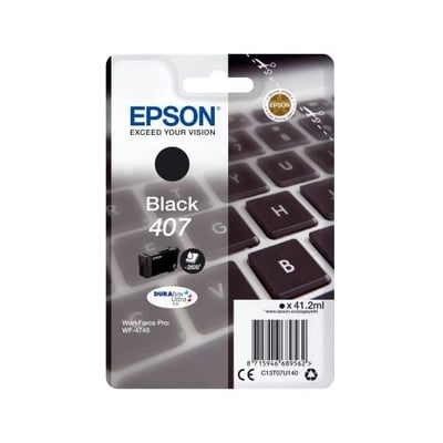 Cartucho de tinta Original Epson 407 Negro