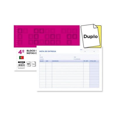 Bloc de Entregas Duplicado 144x210 mm - Pack 5