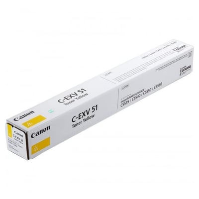 Toner Original Canon C-EXV51 Amarelo