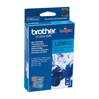 Cartucho de tinta Original Brother LC980 Cian