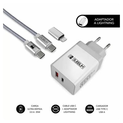 Carregador de parede Subblim Smart Charger PD25W