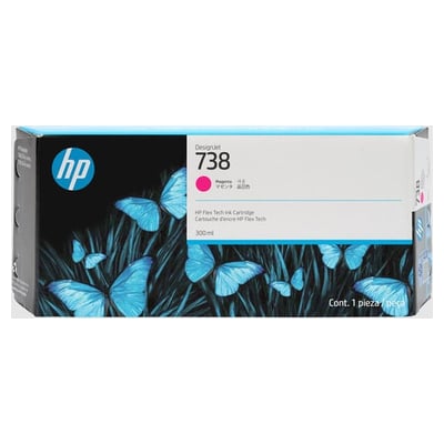 Tinteiro Original HP 738 XL Magenta