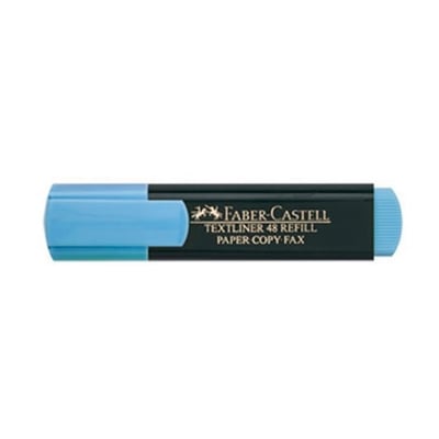 Marcador Faber-Castell Fluorescente Azul Cx 10