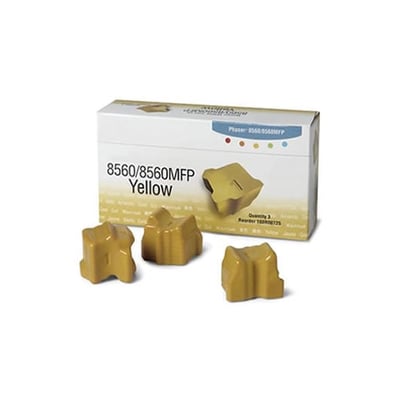 Tinta Sólida Compatível Xerox 8560 Amarelo 3un