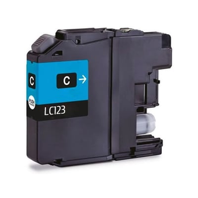 Tinteiro Compatível Brother LC123 Ciano Versão 3