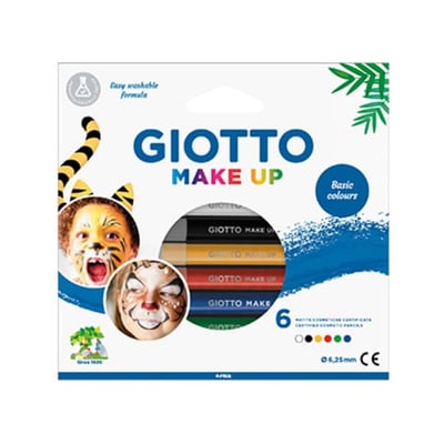 Lápiz Facial Giotto Make Up Colores Clásicos 6un