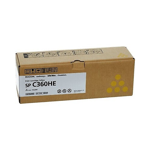 Toner Original Ricoh SP C360 Alta Cap. Amarelo