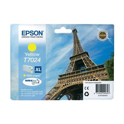 Cartucho de tinta Epson T7024 Alta Capacidad Amarillo