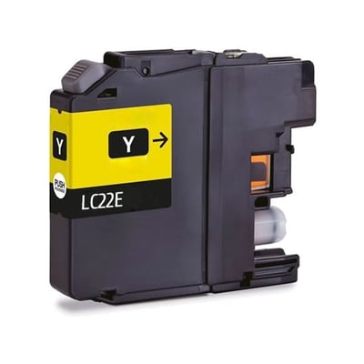 Tinteiro Compatível Brother LC22E Amarelo