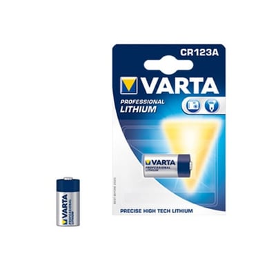 Pilha CR123A Varta 3V 1600mAh (6205)