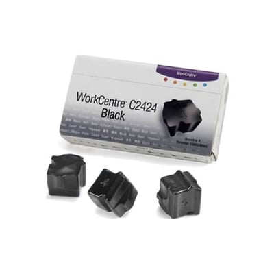 Tinta Sólida Compatível Xerox C2424 Preto Pack 3un