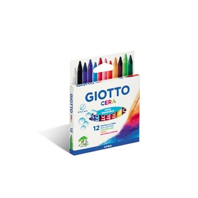 Lápiz de Cera Giotto 12 Colores
