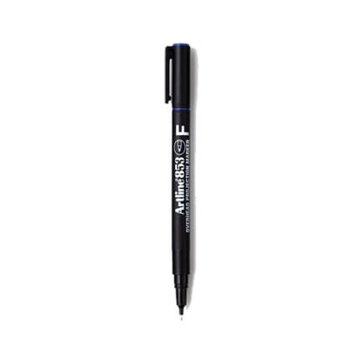 Marcadores Artline de Acetatos Fino Azul Cx 12