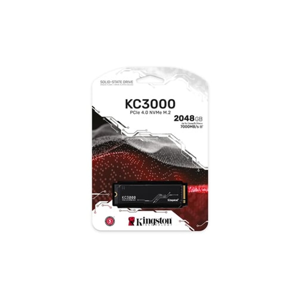 Disco SSD Kingston KC3000 2TB M.2 PCI Express 4.0 NVMe 3D TLC