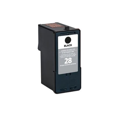 Cartucho de tinta reciclado Lexmark 28 (18C1428) negro