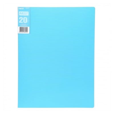 Pasta Portefólio Eagle A4 20 Bolsas - Azul
