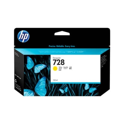 Cartucho de tinta Original HP 728 130ml Amarillo