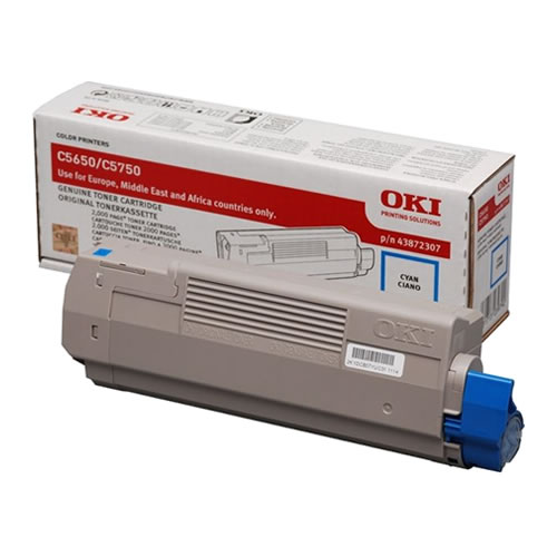 Toner Original OKI C5650/C5750 Ciano