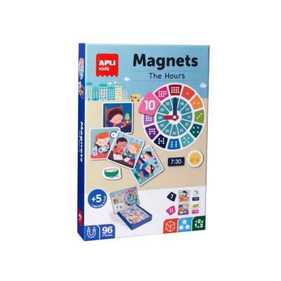 Jogo Educativo Magnético "Aprendo as Horas"