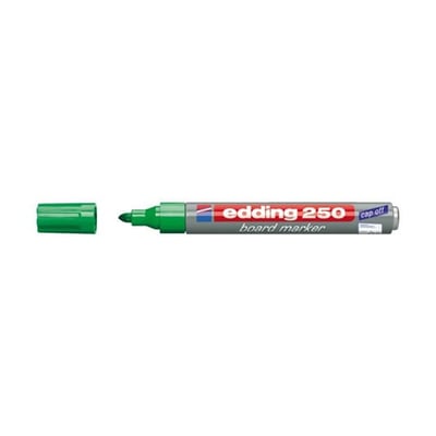 Marcador Grueso Edding 250 Verde Cx 10un