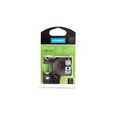 Fita Original Dymo Nylon D1 12mmx3.5m Preto/Branco
