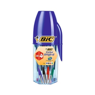 Bolígrafos BIC 16+4 unidades