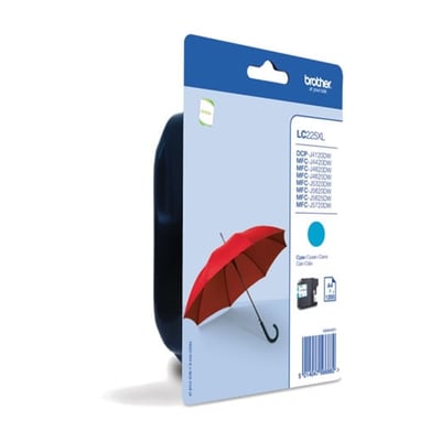Tinteiro Original Brother LC225 XL Ciano