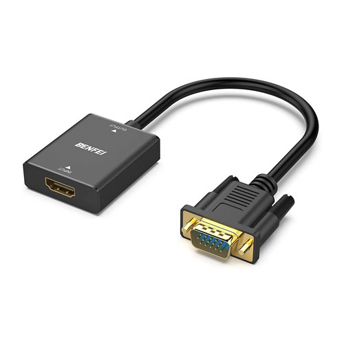 Adaptador VGA Macho para HDMI Fêmea