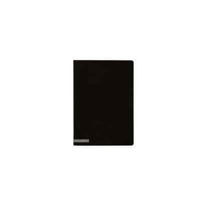 Cuaderno Grapado Cubierta Negra A5 Cuadrícula. 80hjs