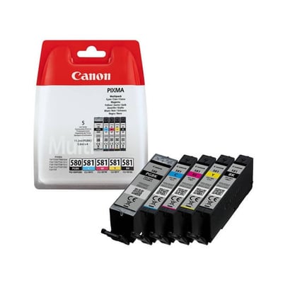 Multipack Original Canon PGI-580 + CLI-581 CMYK