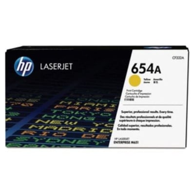 Toner Original HP 654A (CF332A) Amarelo